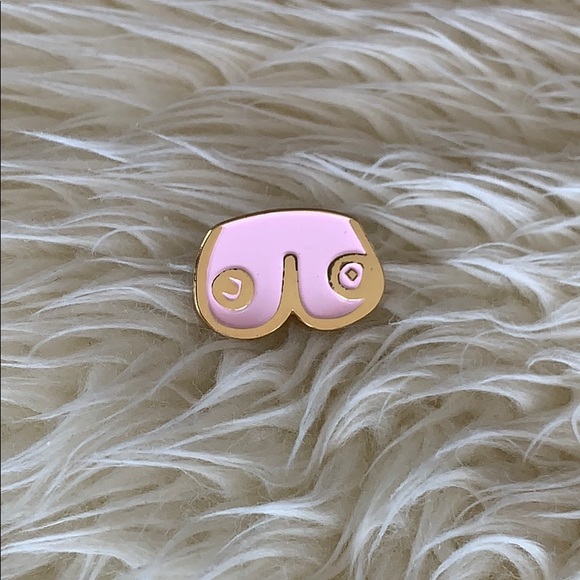 NWOT Tata! Boobies Pin - Picture 2 of 7